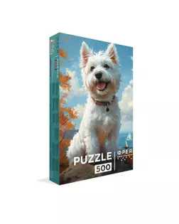 "ФРЕЯ" Пазл 500 деталей 32.5 x 47.5 см PZL-500/96 Вест-хайленд-уайт-терьер арт. ГММ-100651-88-ГММ146230217074
