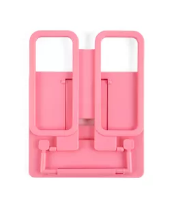 "Лео" "Учись" Подставка для книг пластиковая (базовые цвета) LPDK-01 ( в пакете с еврослотом ) розовый арт. ГММ-119150-1-ГММ146606250554