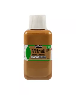 "PEBEO" Краска для стекла и металла Vitrail лаковая прозрачная 250 мл 053-038 золото арт. ГММ-119684-23-ГММ150472505714