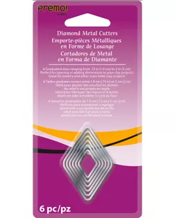 "Sculpey" Graduated Cutters набор форм для глины 6 шт 2-й сорт AMM1023 Ромб арт. ГММ-108108-1-ГММ026401051572