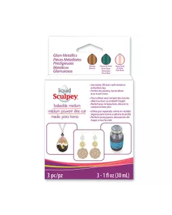 "Sculpey" Liquid Sculpey Multipack декоративный гель ALS 90 мл GLM1 Glam Metallics арт. ГММ-108454-1-ГММ064235138054