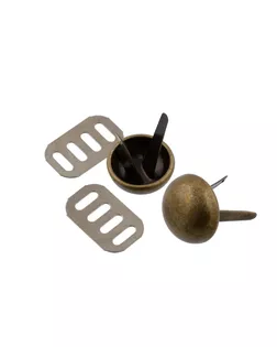 Фурнитура сумочная металл GH 01/15 Ножки д/дна сумки d 15 мм 20 шт. №24 под бронзу арт. ГММ-107631-2-ГММ074854798524