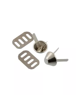 Фурнитура сумочная металл GH 02/12 Ножки д/дна сумки d 12 мм 20 шт. №04 под никель арт. ГММ-107632-1-ГММ074855194934