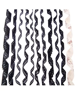 Набор кружевных лент HС-VS 11 шт х 1 м 07 черный арт. ГММ-110120-9-ГММ079969236404