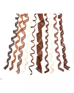 Набор кружевных лент HС-VS 11 шт х 1 м 09 коричневый арт. ГММ-110120-4-ГММ079969241084