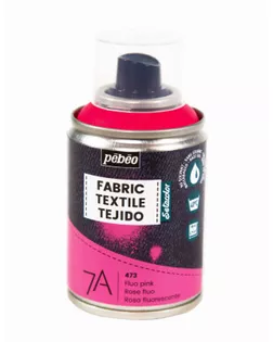"PEBEO" Краска для текстиля 7А Spray (аэрозоль) 100 мл 805473 флуоресцентный розовый арт. ГММ-110151-6-ГММ085081669884