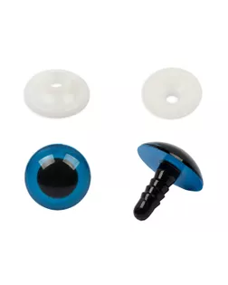 "HobbyBe" PGKS-18 Глаза кристальные с фиксатором d 18 мм 5 х 2 шт. синий арт. ГММ-110162-1-ГММ085702965454