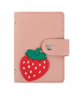 "Lol&Pop" LLP-400 Визитница 11 х 7.5 см полиуретан №01 клубника арт. ГММ-112766-1-ГММ087076245994