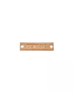 HNK-4 Нашивка "classic" металл 10 шт №30 под золото арт. ГММ-111700-2-ГММ090040521854
