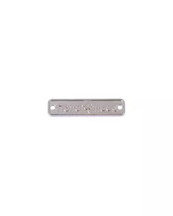 HNK-5 Нашивка "handmade" металл 10 шт №04 под никель арт. ГММ-111701-1-ГММ090043954724