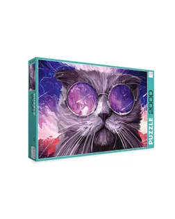 "ФРЕЯ" Пазл 2000 элемент. PZL-2000/21 Космо-кот арт. ГММ-106282-21-ГММ091087884644