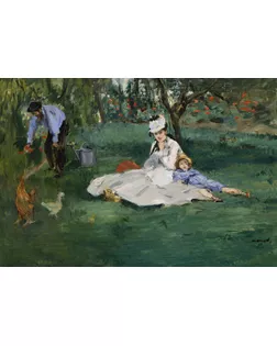 "ФРЕЯ" Пазл. Мировые шедевры искусства 1500 элемент. MET-PZL-1500/01 Семья Моне в их саду в Аржантёе, Эдуард Мане . арт. ГММ-112889-1-ГММ092862379204