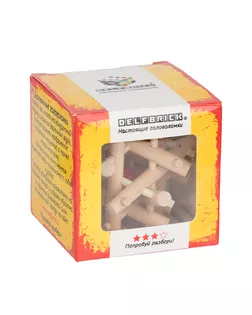 "DELFBRICK" DLS-13 Головоломка деревянная 1 шт 2-й сорт "12 сестер" 24 элемент. арт. ГММ-113173-1-ГММ110781194774