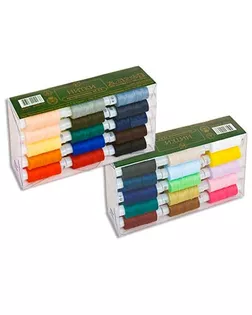 Швейные нитки (армированные) 45 ЛЛ 200 м АССОРТИ 30 шт в пластик. коробке арт. ГММ-108313-1-ГММ000050576011