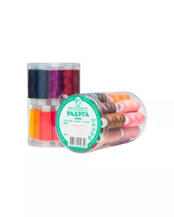 Швейные нитки (армированные) 40 ЛШ 150 м "РАДУГА" 24 шт ассорти арт. ГММ-108347-1-ГММ053331587942