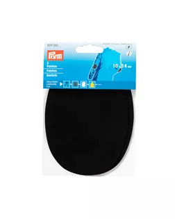 "PRYM" 929350 Заплатки замша пришив. 2 шт. черн. арт. ГММ-108487-1-ГММ064639282974