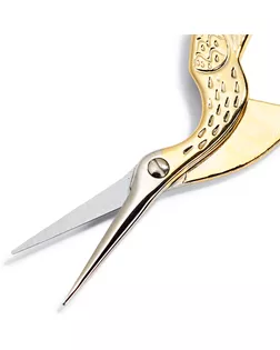 Ножницы "PRYM" 611445 "Аист" для вышивки 90 мм под золото арт. ГММ-108503-1-ГММ064641266684