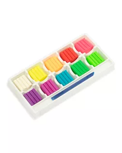 "Лео" "Играй" Пластилин восковой. Неоновые цвета LPMCF-0110 120 г ( в картонной упаковке ) 10 цв.  арт. ГММ-108578-1-ГММ066858392184