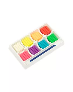 "Лео" "Играй" Пластилин восковой. Неоновые цвета LPMCF-0108 96 г ( в картонной упаковке ) 8 цв.  арт. ГММ-108579-1-ГММ066858422884