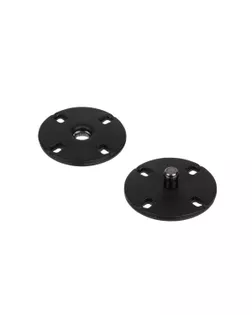 Кнопка пришивная KLE-20 пластик металл d 20 мм 5 шт №02 черный арт. ГММ-108712-1-ГММ071344133404