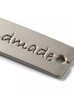 "PRYM" 403794 Эмблемы "Handmade" для пришивания 2 шт. под серебро / под золото арт. ГММ-108353-1-ГММ053464096822