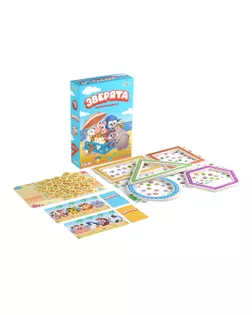 Игра настольная "Эврикус" "Зверята" BG-17073  арт. ГММ-112153-1-ГММ076827621204