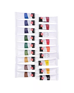 Краска масляная "Аква-колор" "Изостудия" Набор масляных красок IZO-OP-1818 18 цв. 18 мл  арт. ГММ-110924-1-ГММ079811443994