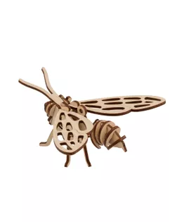 "REZARK" NIZ-06 Серия "Живая природа" Пазл 3D фанера Шмель арт. ГММ-107595-1-ГММ081985074564