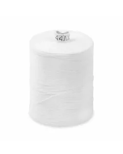 Швейные нитки (армированные) 44 ЛХ 2500 м белый №0101 БЕЛЫЙ арт. ГММ-109639-1-ГММ000000144163