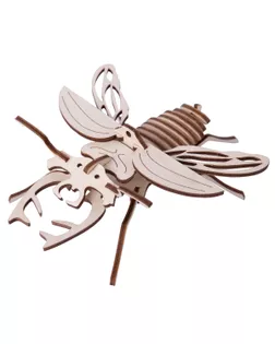 "REZARK" NIZ-07 Серия "Живая природа" Пазл 3D фанера Жук-олень арт. ГММ-110425-1-ГММ089717483304