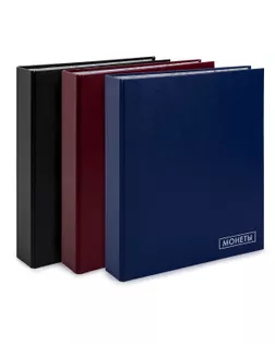 "Expert Complete" Альбом для монет без файлов на 4 D-кольцах 240*270 мм черный EC111490001 арт. ГММ-112560-1-ГММ090621635944