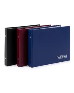 "Expert Complete" Альбом для монет без файлов на 2 О-кольцах ( 245*190 мм) вишневый EC111390007 арт. ГММ-112561-2-ГММ090622719534