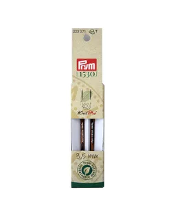 Спицы PRYM 223371 съемные короткие "Natural" береза d 3.5 мм 8.7 см 2 шт арт. ГММ-112286-1-ГММ095473874144