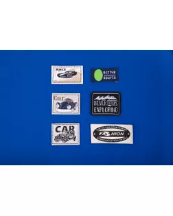 HNP-3 Нашивка полиэстер 10 шт 03-1 race 3х5 см арт. ГММ-112783-1-ГММ097871693694