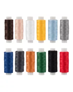 Швейные нитки (армированные) 45 ЛЛ 150 м "Круглый год" 12 шт ассорти арт. ГММ-112859-1-ГММ099297481184