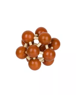 "DELFBRICK" DLS-14 Головоломка деревянная 1 шт 2-й сорт "Молекула" 40 элемент. арт. ГММ-112059-1-ГММ099496710604