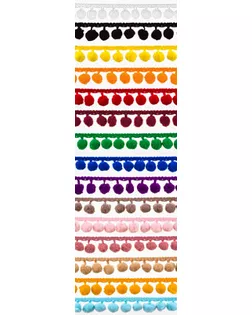 Тесьма декоративная "BLITZ" FBL-02 21 мм 9.1 м ±0.5 м №021 оранжевый арт. ГММ-355-22-ГММ0012818