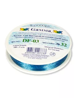 Леска для бисеропл. нейлон DF-03 цв. d 0.3 мм 100 м ±5 м №25 красный арт. ГММ-358-7-ГММ0039623