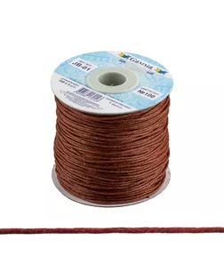 Шнур 1 мм JB-01 вощеный 100 м ±5 м №138 розовый арт. ГММ-1176-11-ГММ0022804