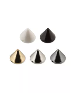 "Zlatka" Шипы MSP-02 8 x 8 мм конус 100 шт ± 2 шт СК/Распродажа №01 белый арт. ГММ-2441-5-ГММ0067919