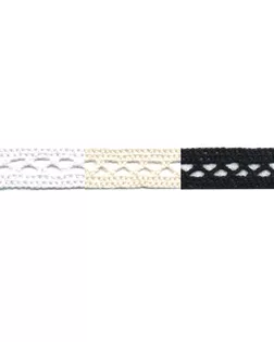 Тесьма декоративная кружевная HVK-14 9 мм 22.8 м ±0.5 м №061 бежевый арт. ГММ-2634-1-ГММ0070646