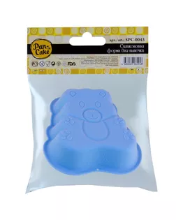 Формы для выпечки силиконовые "Pan-Cake" SPC-0043 11.2 x 10.5 x 2.7 см "мишка" арт. ГММ-2696-1-ГММ0062412
