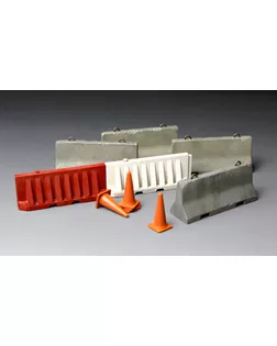 "MENG" SPS-012 "барьеры" CONCRETE & PLASTIC BARRIER SET 1/35 арт. ГММ-2850-1-ГММ0082329