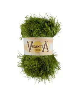 Пряжа VISANTIA "TRAFKA SALUT" 80% полиэстер, 20% люрекс 5 х 200 г 90 м ± 4 м №0054 БЕЛЫЙ с люрексом под золото арт. ГММ-102058-3-ГММ021426601162