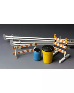 "MENG" SPS-013 "ограждение" Barricades & Highway Guardrail set 1/35 арт. ГММ-3296-1-ГММ0039125