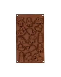 Формы для выпечки силиконовые "S-CHIEF" SPC-0122 для конфет 30 x 17.4 x 2 см "ассорти" - 15 ячеек арт. ГММ-15346-1-ГММ024839809082