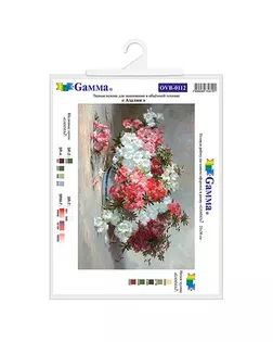 Канва/ткань с рисунком Основа с рисунком для вышивания лентами 30 x 39 см OVB-0127 "Елисейские поля" арт. ГММ-5000-2-ГММ0002951