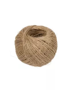 Нитки Шпагат джутовый ШД4 100% джут 109 я 100 м суровый арт. ГММ-5278-1-ГММ0032204