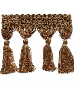 Бахрома 95 мм с кистями 2030 25 м ±1 м №201 шоколадный арт. ГММ-5944-4-ГММ0000634