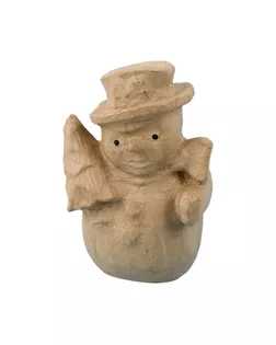 Заготовки для декорирования "Love2art" PAM-111 "снеговик" папье-маше . арт. ГММ-6342-1-ГММ0056920